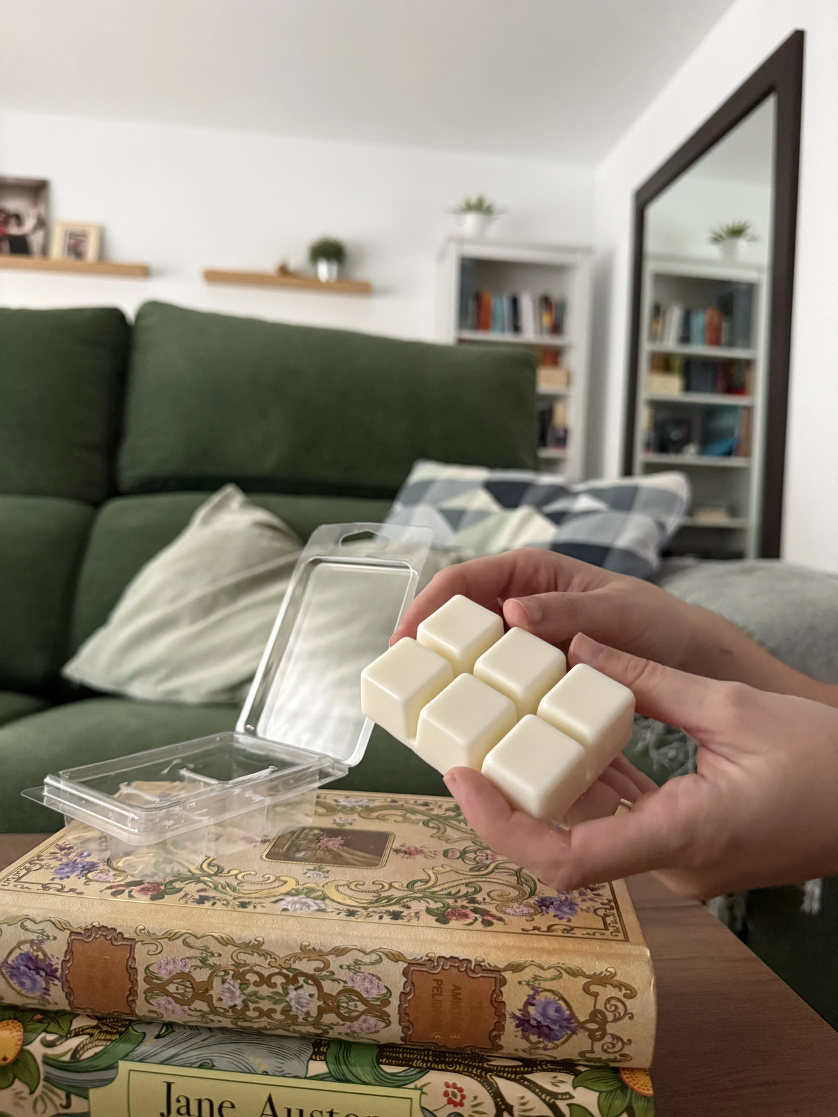 Set Bambú Negro | Quemador con Wax Melt a elegir