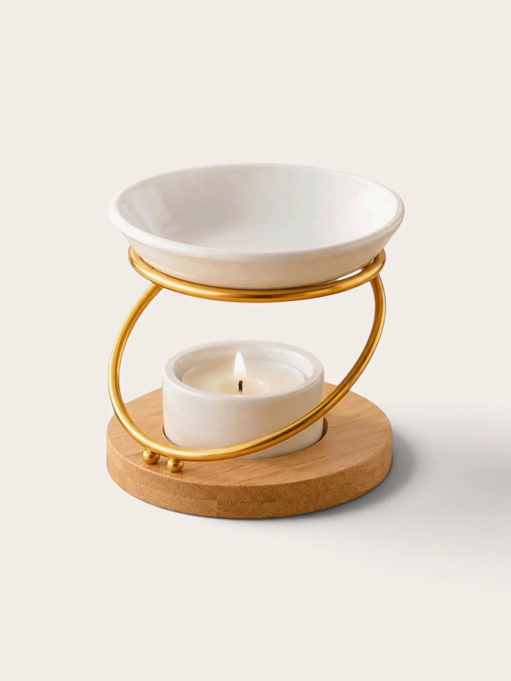Set Nordic Gold | Quemador con Wax Melt a elegir