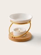 Set Nordic Gold | Quemador con Wax Melt a elegir