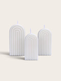Vela Decorativa Arcoíris | Pack 3 unidades